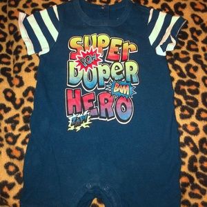 Super hero onesie!